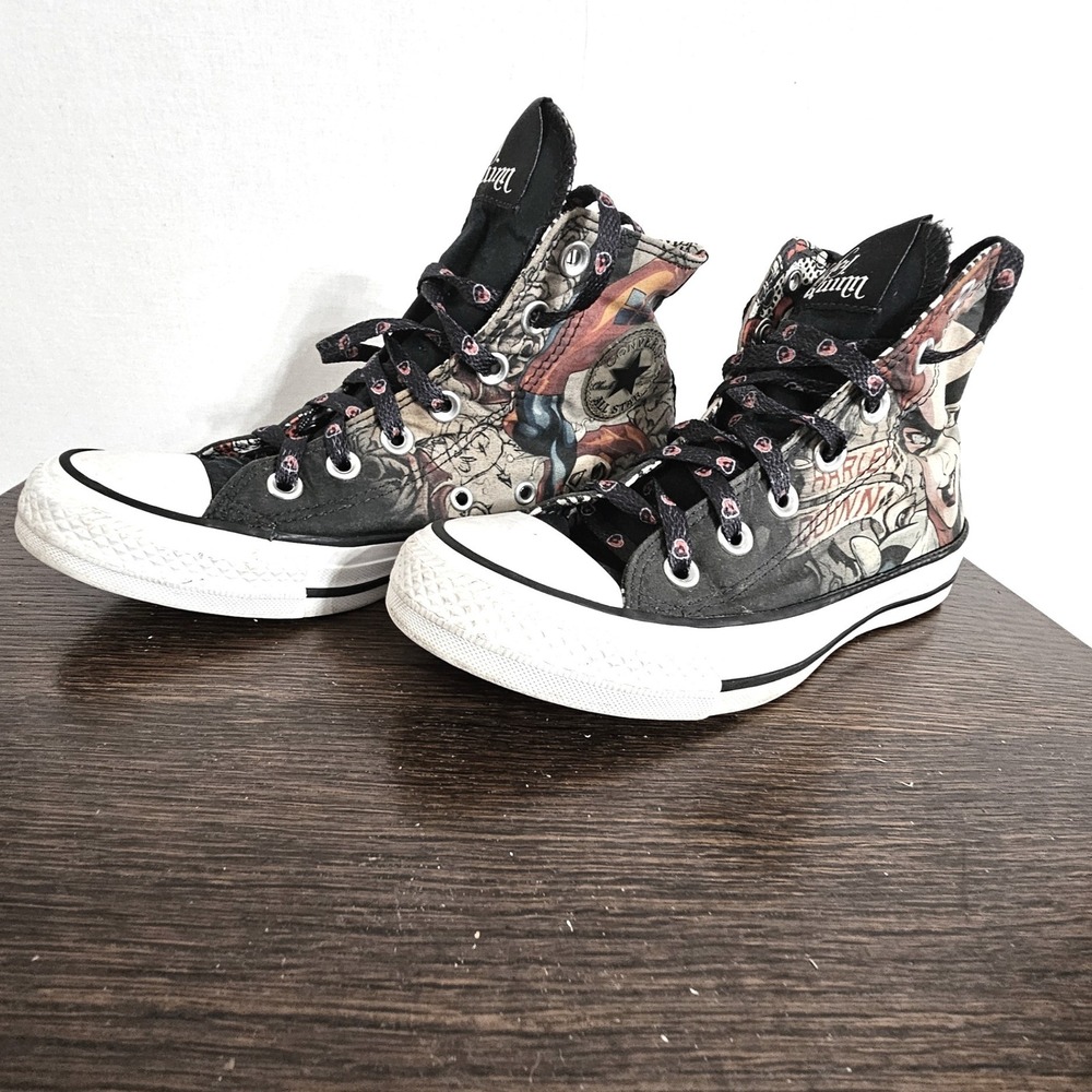 Converse Chuck Taylor All Star Harley Quinn DC Comics High Top Sneakers 155260C